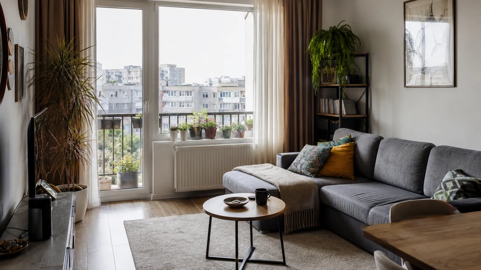 Apartament urban luminos și amenajat