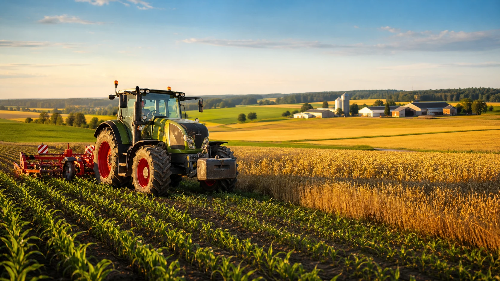 Utilaj agricol într-o cultură modernă